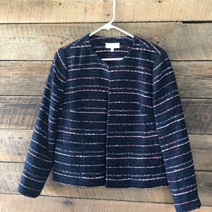 Talbots Navy/Multicolor Jacket